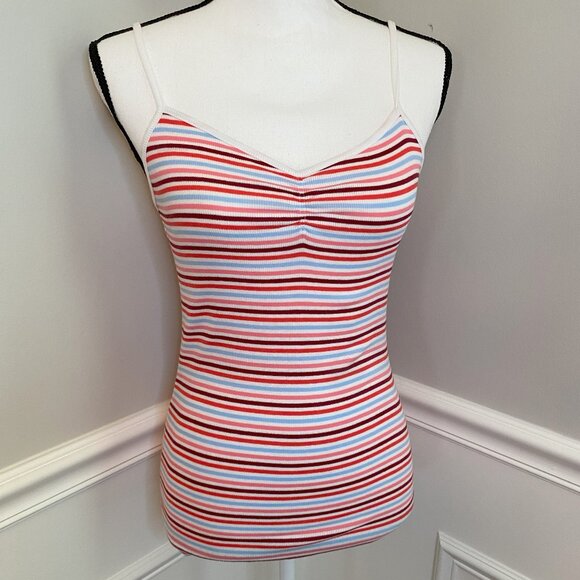Ribbed Tank Top size Medium striped - Picture 1 of 5